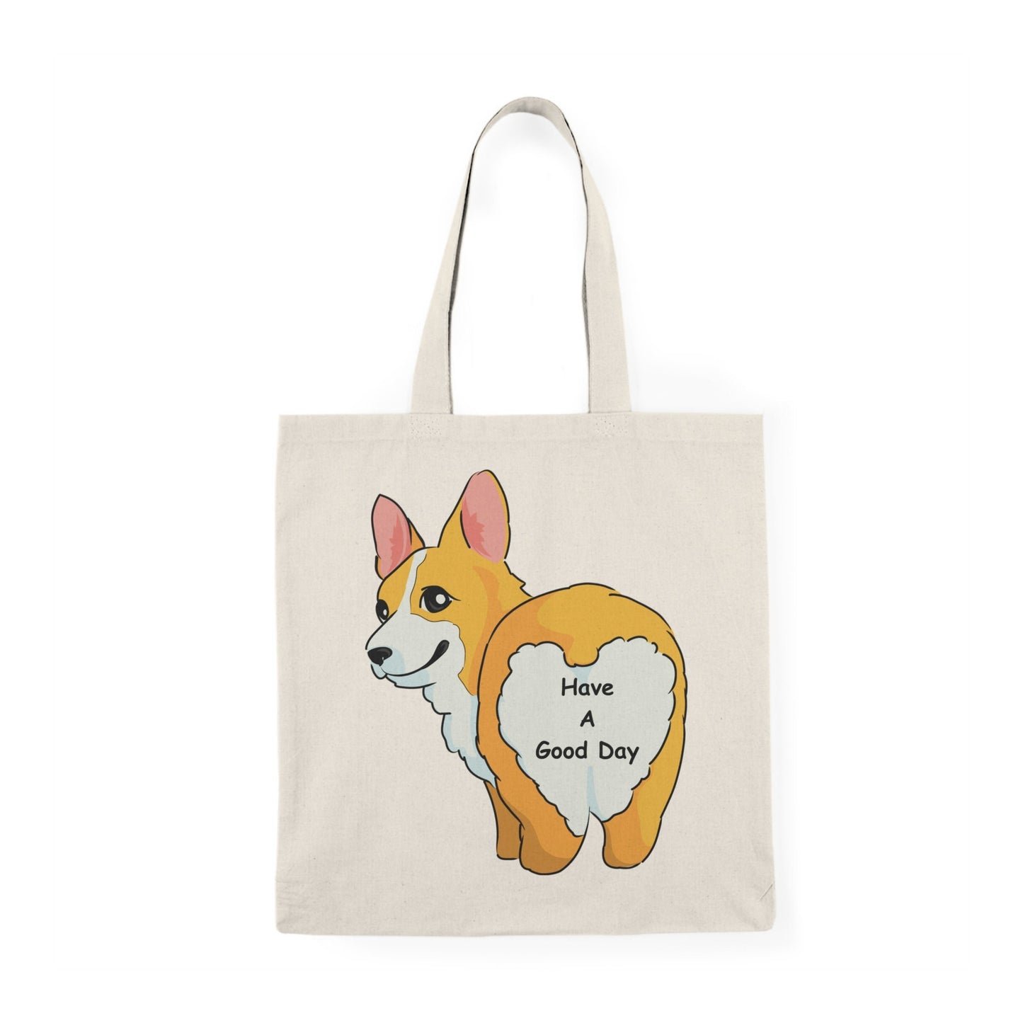 Playful Puppy Quotes Tote Bag - Charming and Practical Canvas Bag for Everyday, Unique Gift for Animal Lovers