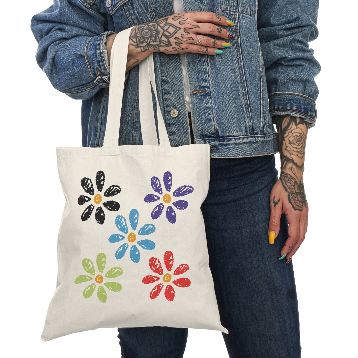 Summer Butterfly Organic Tote Bag - Eco-Friendly Cotton Shopper, Perfect Beach Accessory, Ideal Gift for Nature Lovers