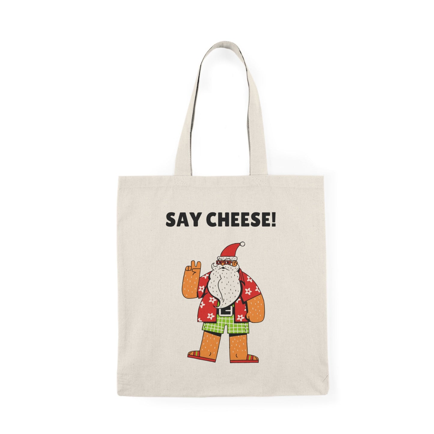 Santa Claus funny tote bag perfect gift for Christmas